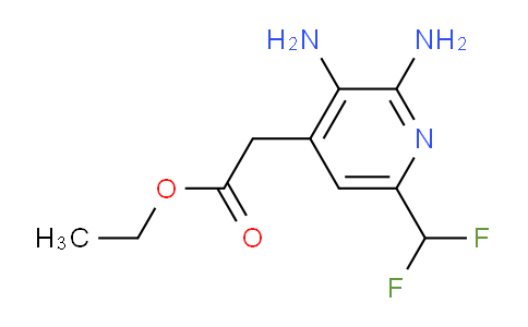 AM208960 | 1805957-42-9 | Ethyl 2,3-diamino-6-(difluoromethyl)pyridine-4-acetate