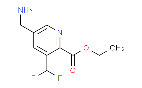 Ethyl 5-(aminomethyl)-3-(difluoromethyl)pyridine-2-carboxylate