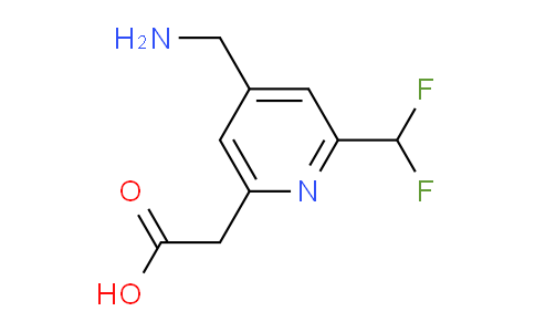 4-(Aminomethyl)-2-(difluoromethyl)pyridine-6-acetic acid