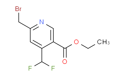 AM208983 | 1805315-17-6 | Ethyl 2-(bromomethyl)-4-(difluoromethyl)pyridine-5-carboxylate