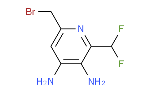6-(Bromomethyl)-3,4-diamino-2-(difluoromethyl)pyridine