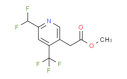 Methyl 2-(difluoromethyl)-4-(trifluoromethyl)pyridine-5-acetate