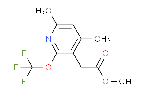AM20901 | 1803976-92-2 | Methyl 4,6-dimethyl-2-(trifluoromethoxy)pyridine-3-acetate