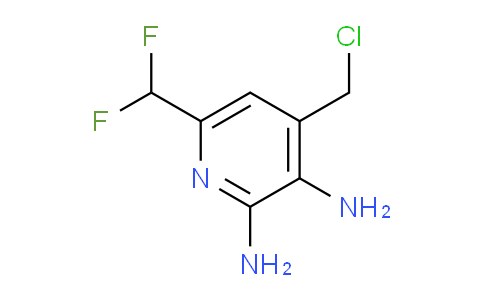4-(Chloromethyl)-2,3-diamino-6-(difluoromethyl)pyridine