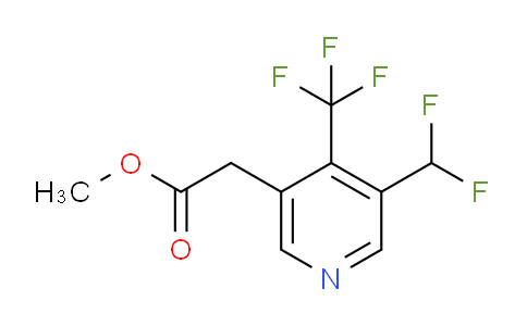 AM209011 | 1806815-48-4 | Methyl 3-(difluoromethyl)-4-(trifluoromethyl)pyridine-5-acetate