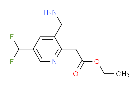 AM209030 | 1805320-64-2 | Ethyl 3-(aminomethyl)-5-(difluoromethyl)pyridine-2-acetate