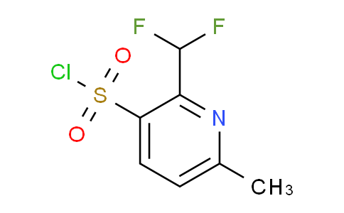 2-(Difluoromethyl)-6-methylpyridine-3-sulfonyl chloride