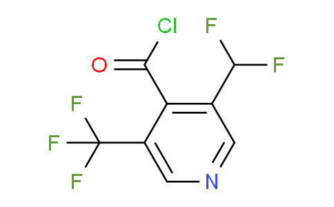 AM209050 | 1805009-53-3 | 3-(Difluoromethyl)-5-(trifluoromethyl)pyridine-4-carbonyl chloride