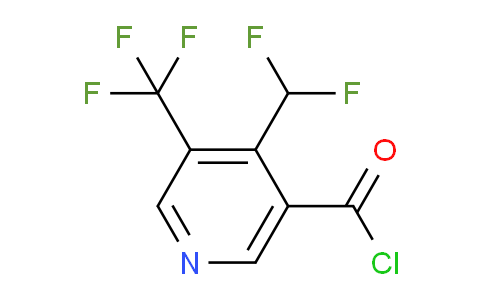 AM209052 | 1803696-07-2 | 4-(Difluoromethyl)-3-(trifluoromethyl)pyridine-5-carbonyl chloride