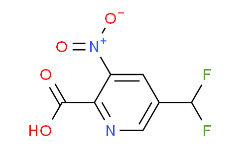 5-(Difluoromethyl)-3-nitropyridine-2-carboxylic acid