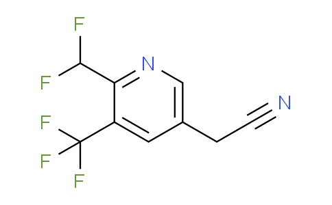 2-(Difluoromethyl)-3-(trifluoromethyl)pyridine-5-acetonitrile