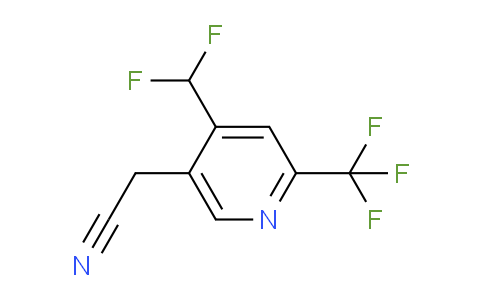 4-(Difluoromethyl)-2-(trifluoromethyl)pyridine-5-acetonitrile