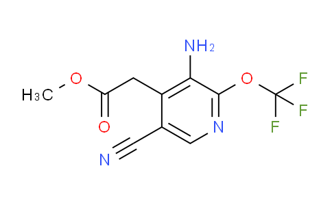 AM20909 | 1803476-15-4 | Methyl 3-amino-5-cyano-2-(trifluoromethoxy)pyridine-4-acetate