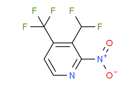 3-(Difluoromethyl)-2-nitro-4-(trifluoromethyl)pyridine