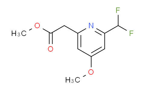 Methyl 2-(difluoromethyl)-4-methoxypyridine-6-acetate
