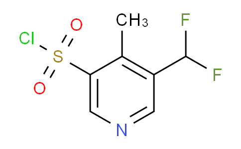 3-(Difluoromethyl)-4-methylpyridine-5-sulfonyl chloride