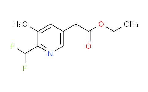 AM209125 | 1805319-72-5 | Ethyl 2-(difluoromethyl)-3-methylpyridine-5-acetate