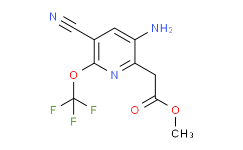 AM20914 | 1803640-86-9 | Methyl 3-amino-5-cyano-6-(trifluoromethoxy)pyridine-2-acetate