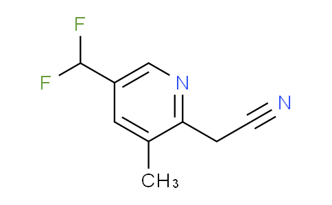 5-(Difluoromethyl)-3-methylpyridine-2-acetonitrile