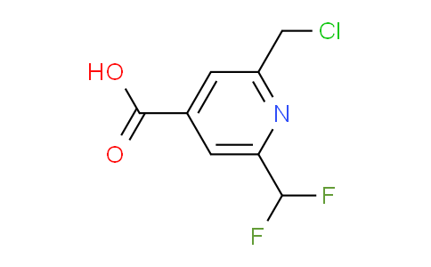 2-(Chloromethyl)-6-(difluoromethyl)pyridine-4-carboxylic acid