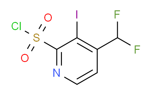 4-(Difluoromethyl)-3-iodopyridine-2-sulfonyl chloride