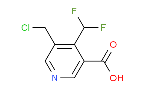 3-(Chloromethyl)-4-(difluoromethyl)pyridine-5-carboxylic acid
