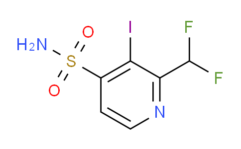 2-(Difluoromethyl)-3-iodopyridine-4-sulfonamide