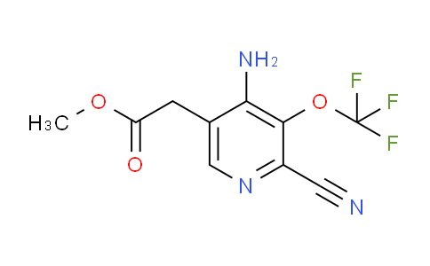 AM20917 | 1804025-24-8 | Methyl 4-amino-2-cyano-3-(trifluoromethoxy)pyridine-5-acetate