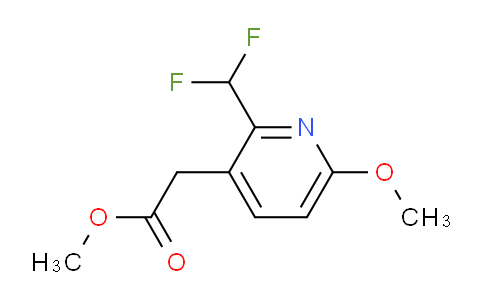 Methyl 2-(difluoromethyl)-6-methoxypyridine-3-acetate
