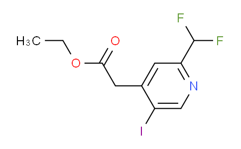 AM209179 | 1805044-10-3 | Ethyl 2-(difluoromethyl)-5-iodopyridine-4-acetate