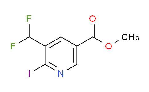 AM209183 | 1805316-41-9 | Methyl 3-(difluoromethyl)-2-iodopyridine-5-carboxylate