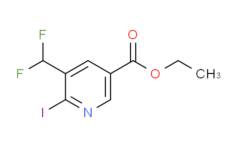 AM209186 | 1806050-35-0 | Ethyl 3-(difluoromethyl)-2-iodopyridine-5-carboxylate