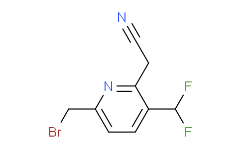 AM209201 | 1803692-23-0 | 6-(Bromomethyl)-3-(difluoromethyl)pyridine-2-acetonitrile