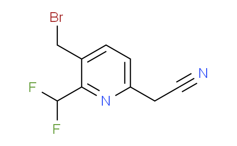 AM209202 | 1805227-61-5 | 3-(Bromomethyl)-2-(difluoromethyl)pyridine-6-acetonitrile