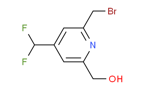 2-(Bromomethyl)-4-(difluoromethyl)pyridine-6-methanol