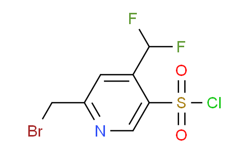 2-(Bromomethyl)-4-(difluoromethyl)pyridine-5-sulfonyl chloride