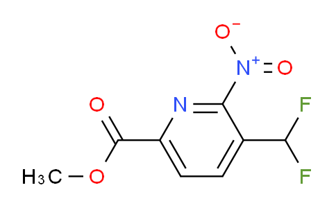 AM209238 | 1805275-02-8 | Methyl 3-(difluoromethyl)-2-nitropyridine-6-carboxylate