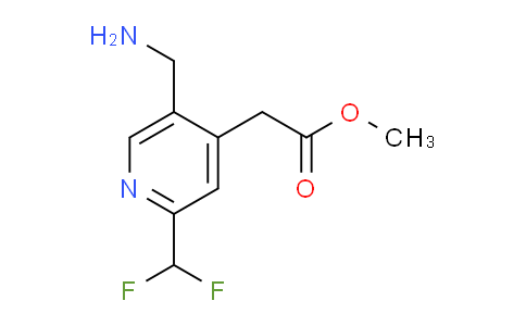 Methyl 5-(aminomethyl)-2-(difluoromethyl)pyridine-4-acetate