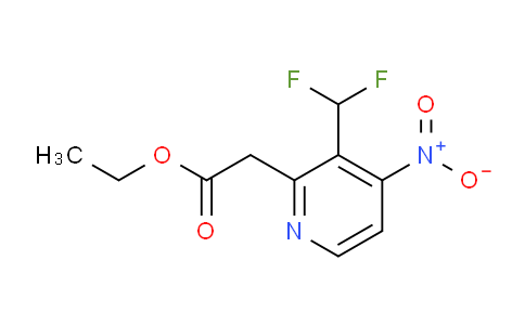 AM209283 | 1805299-73-3 | Ethyl 3-(difluoromethyl)-4-nitropyridine-2-acetate