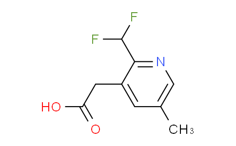 2-(Difluoromethyl)-5-methylpyridine-3-acetic acid