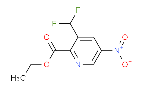 Ethyl 3-(difluoromethyl)-5-nitropyridine-2-carboxylate