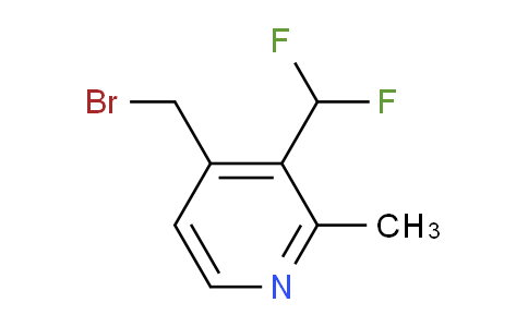 4-(Bromomethyl)-3-(difluoromethyl)-2-methylpyridine