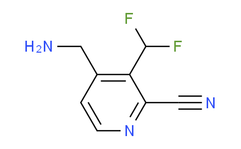 4-(Aminomethyl)-2-cyano-3-(difluoromethyl)pyridine