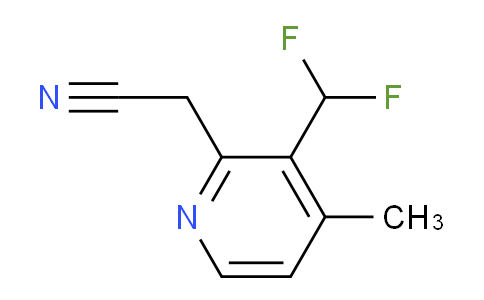 AM209365 | 1806069-87-3 | 3-(Difluoromethyl)-4-methylpyridine-2-acetonitrile