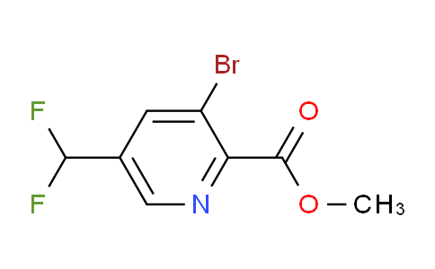 Methyl 3-bromo-5-(difluoromethyl)pyridine-2-carboxylate