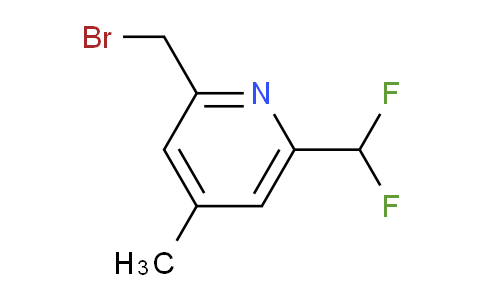 2-(Bromomethyl)-6-(difluoromethyl)-4-methylpyridine