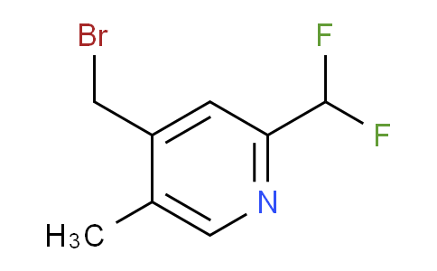 4-(Bromomethyl)-2-(difluoromethyl)-5-methylpyridine