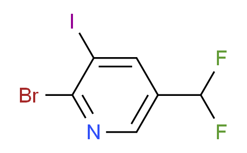 2-Bromo-5-(difluoromethyl)-3-iodopyridine