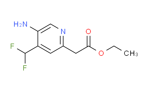 Ethyl 5-amino-4-(difluoromethyl)pyridine-2-acetate