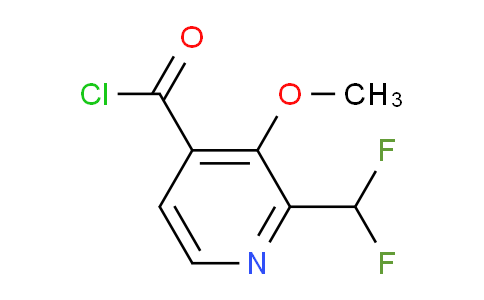 2-(Difluoromethyl)-3-methoxypyridine-4-carbonyl chloride